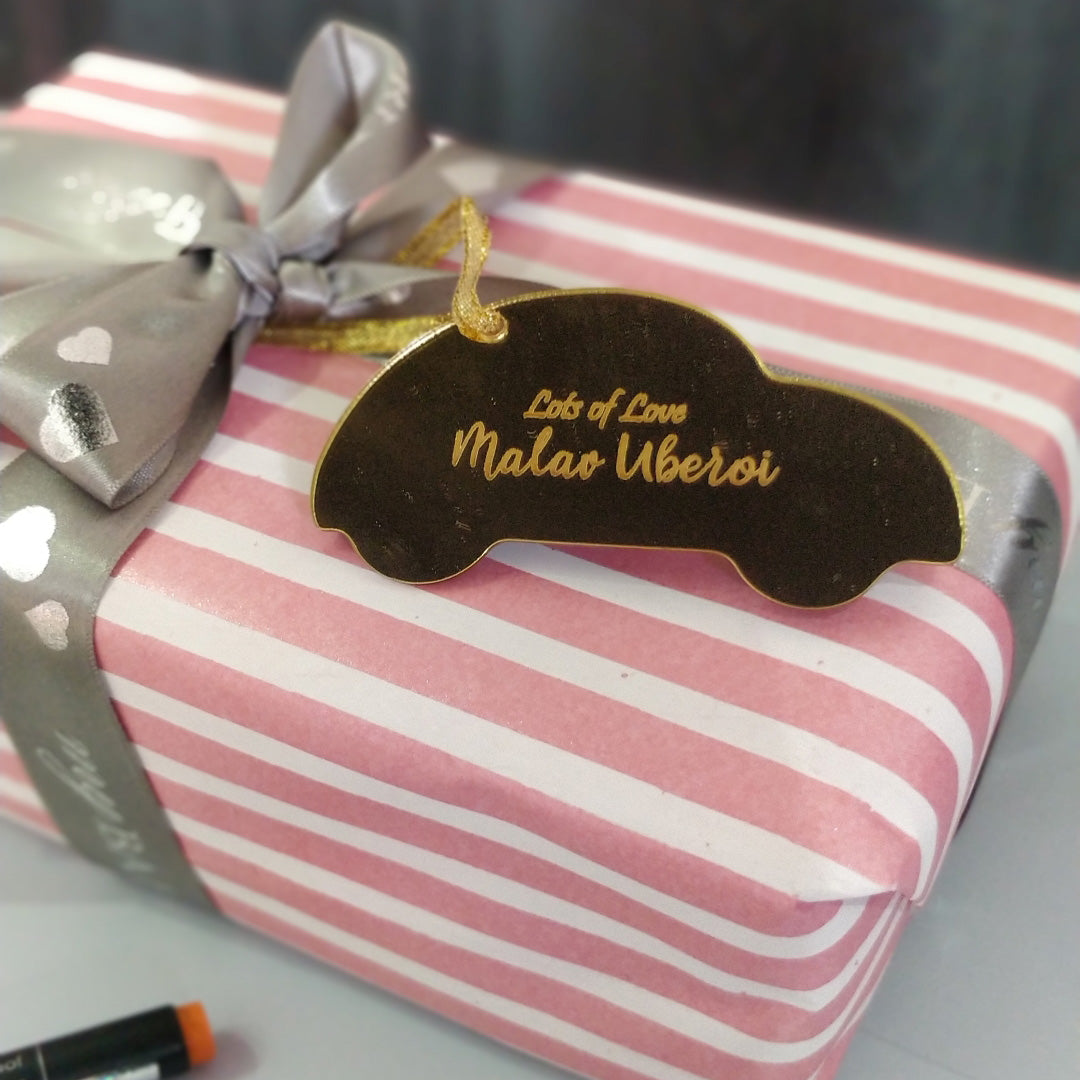 Personalized Laser Cut Gift Tags - Set of 12
