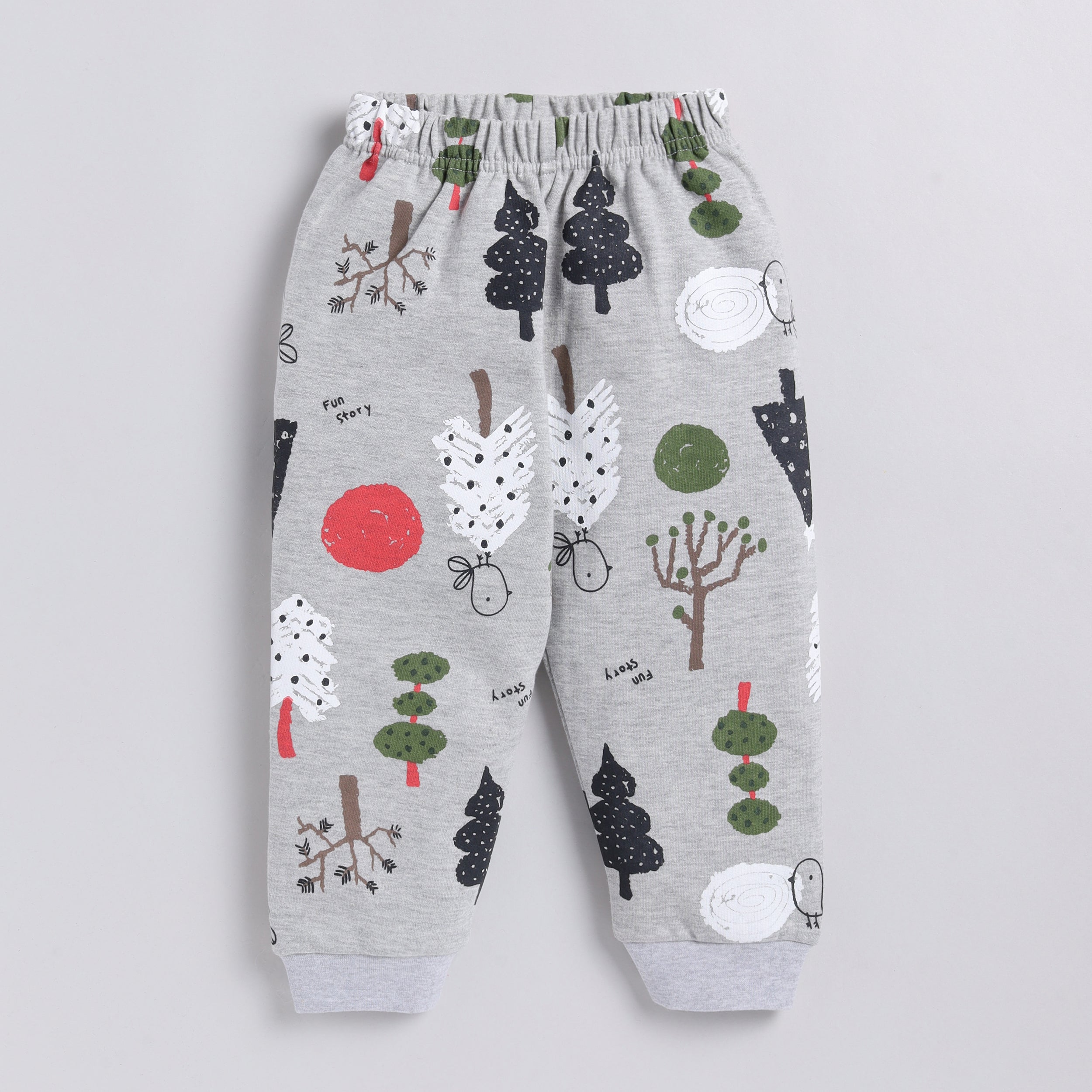 Snuggly Monkey Tree AOP Unisex  Full-Sleeves Sweat Shirt With Joggers