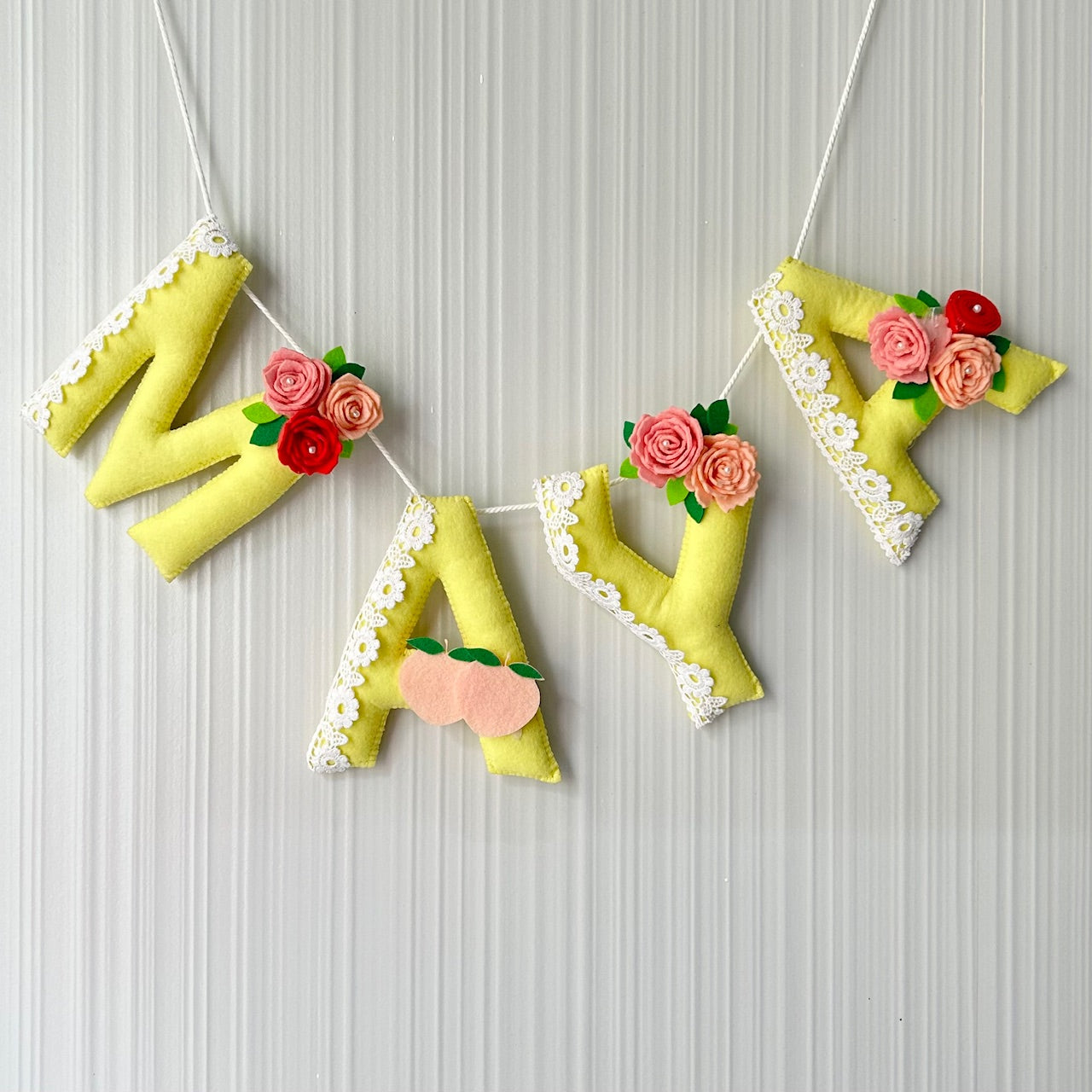 Babble Wrap Flower Field Bunting Garland