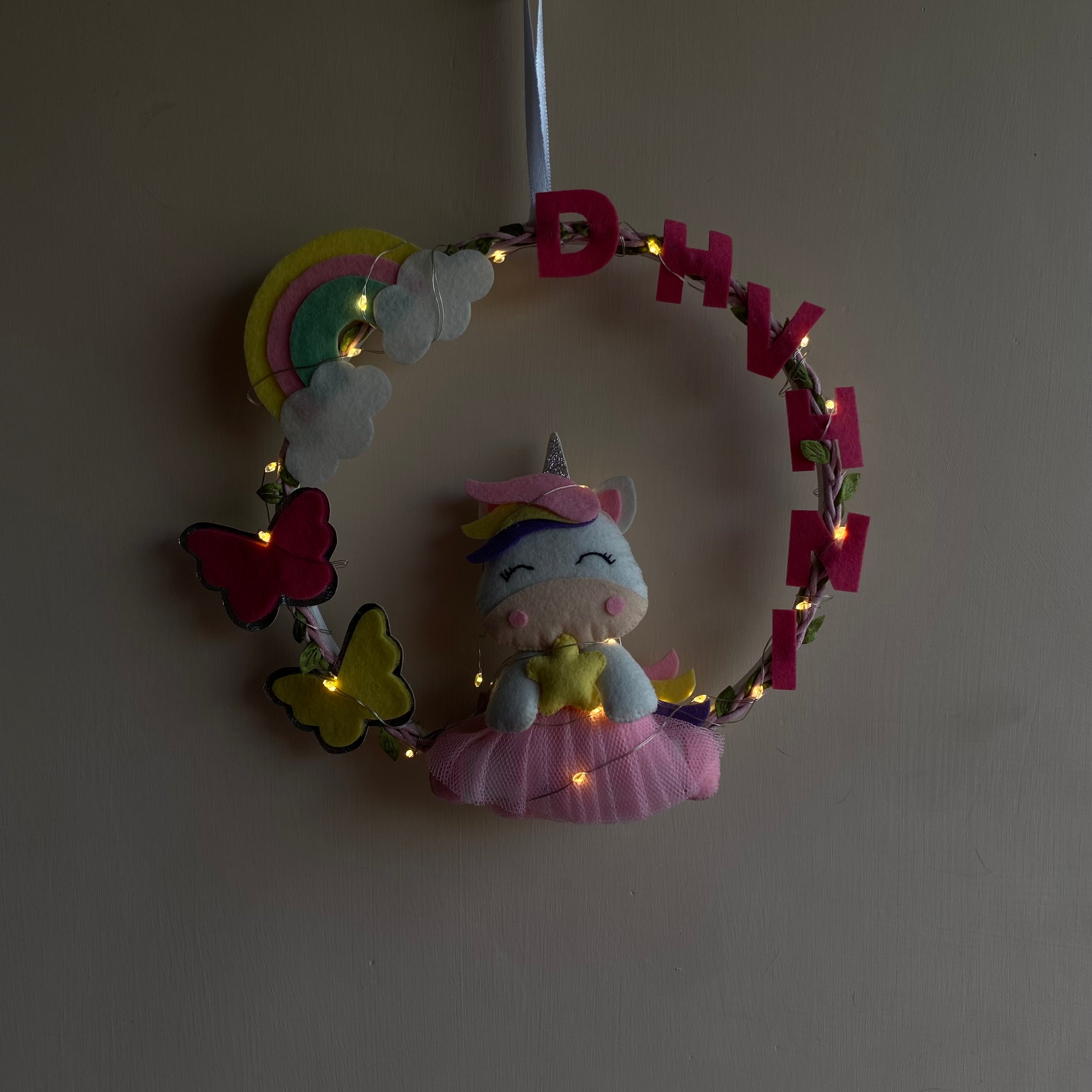 Junior Unicorn Dreams Mini Light Hoop