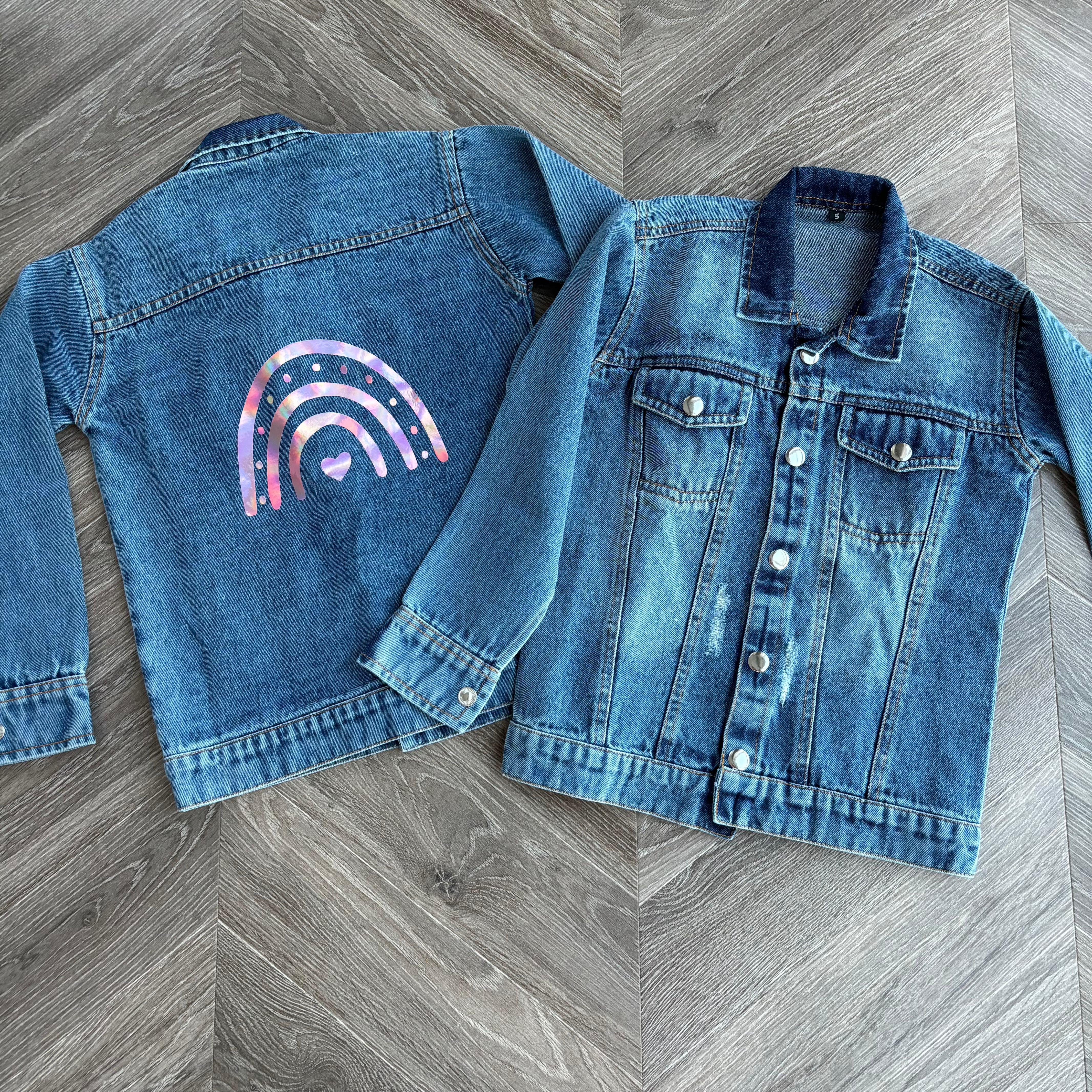 Personalised/Themed Denim Jackets with print