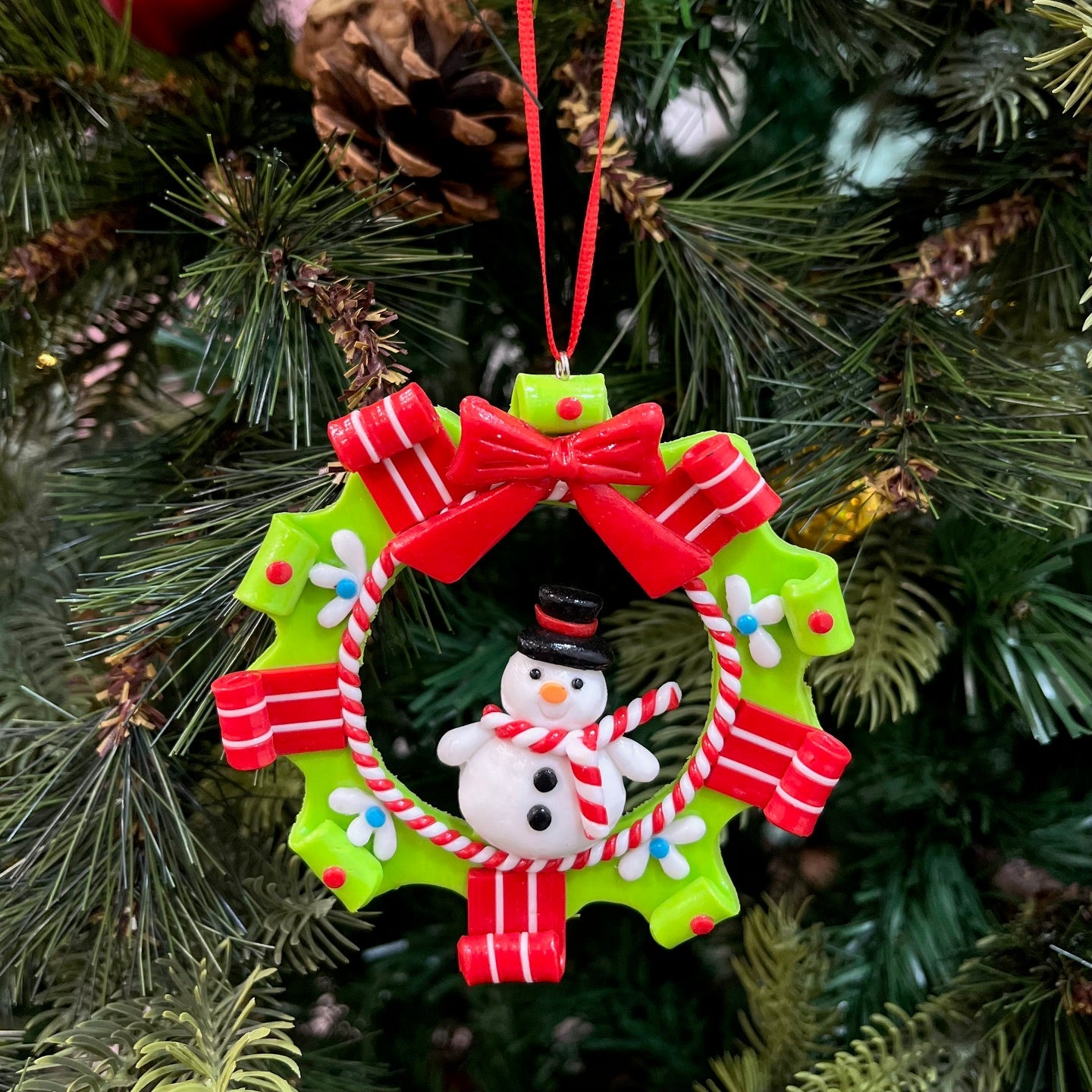 Wreath Ornaments (Set of 3)