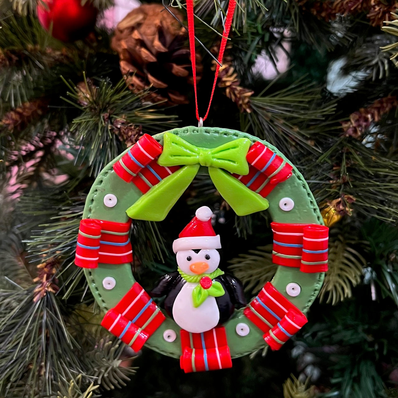 Wreath Ornaments (Set of 3)