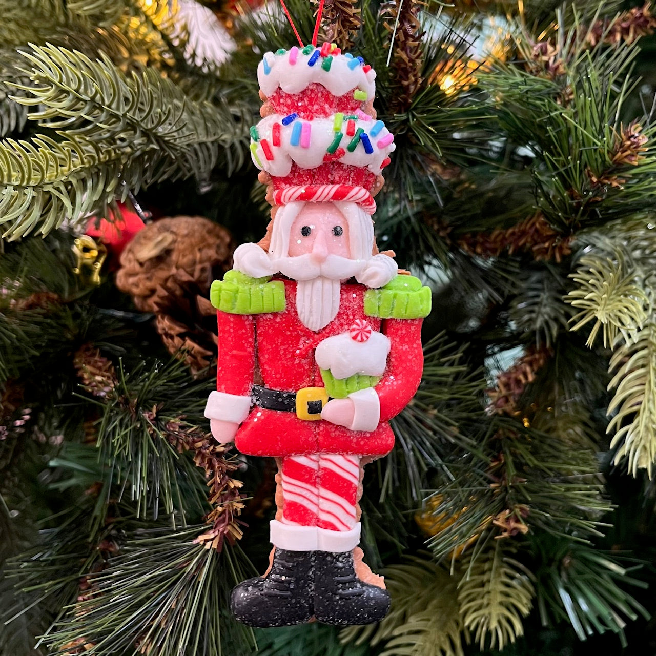 Candy crumble Nutcracker Ornaments (Set of 3)