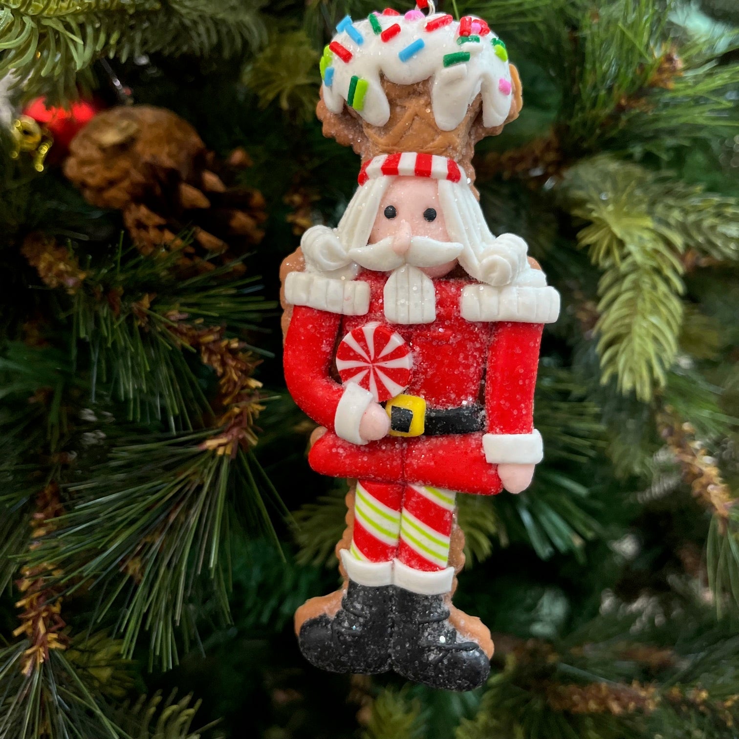 Candy crumble Nutcracker Ornaments (Set of 3)