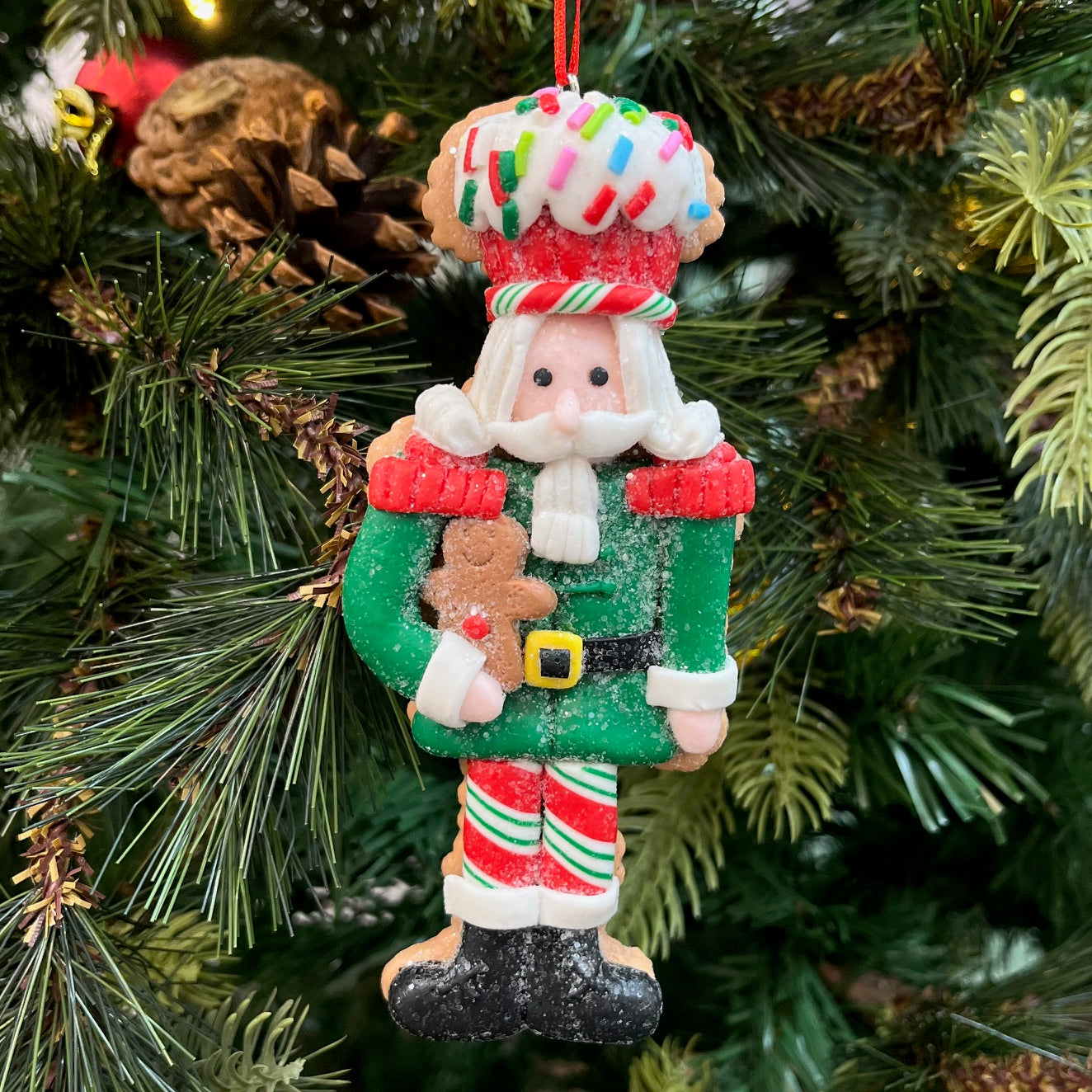 Candy crumble Nutcracker Ornaments (Set of 3)