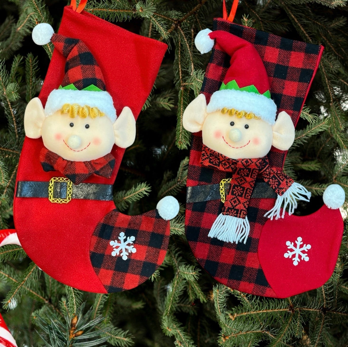 Luxe Elf Stocking (Set of 2)