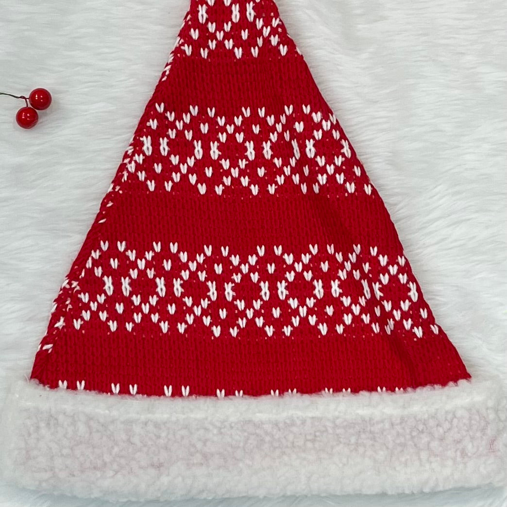 Personalised Classic Knit Santa Hat (Adults)