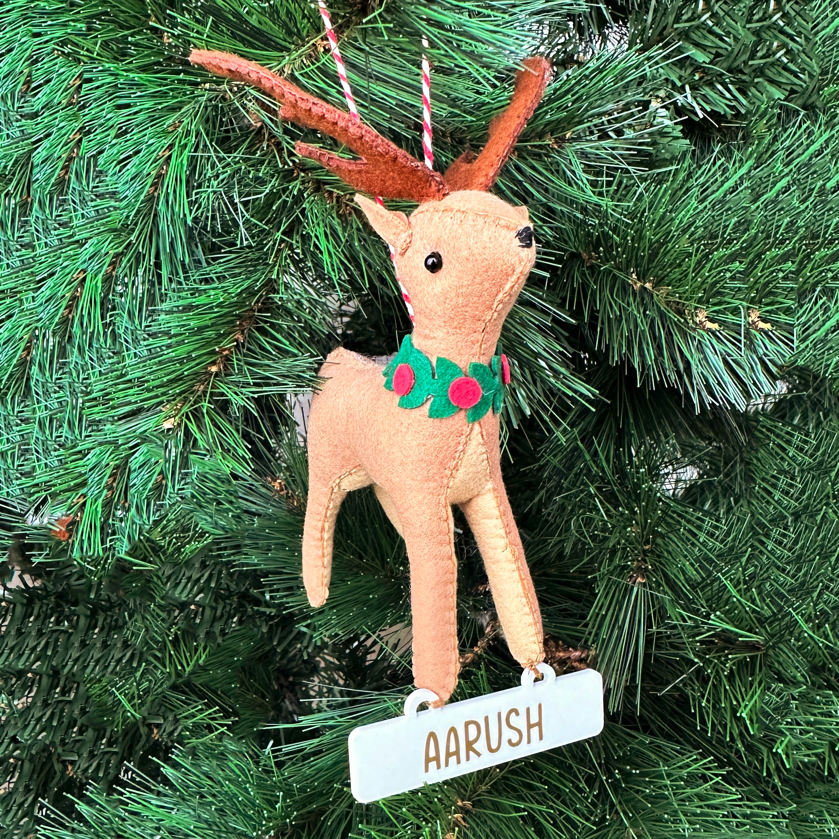 Felt Winter Friends Ornament- Reindeer