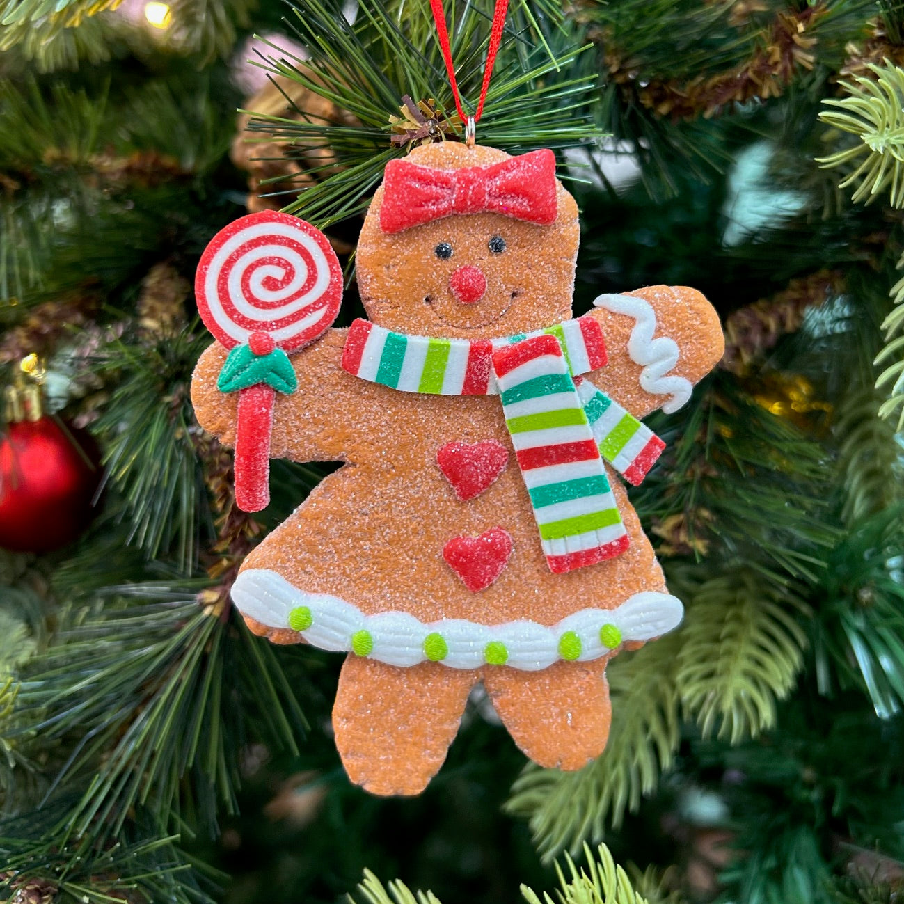 Gingerbread Cinnamon Sugar Ornaments (Set of 2)