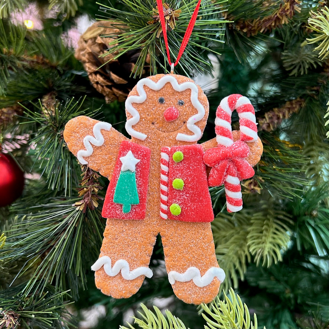 Gingerbread Cinnamon Sugar Ornaments (Set of 2)