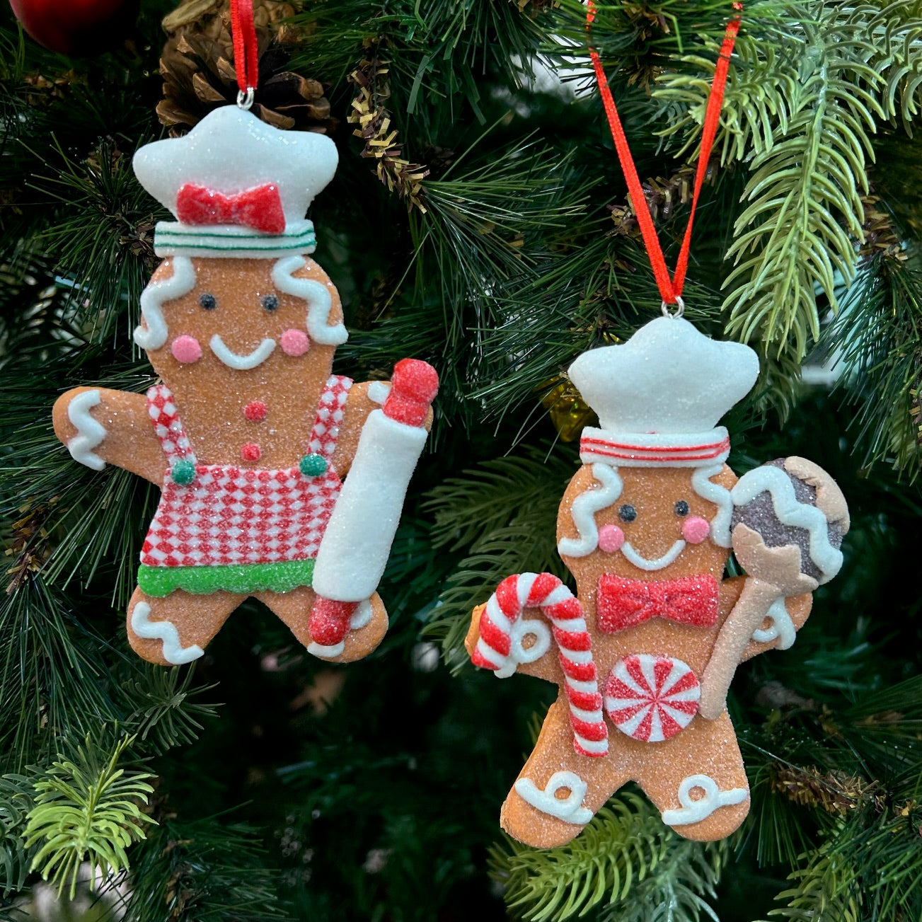 Gingerbread Baking Memories Ornaments (Set of 2)