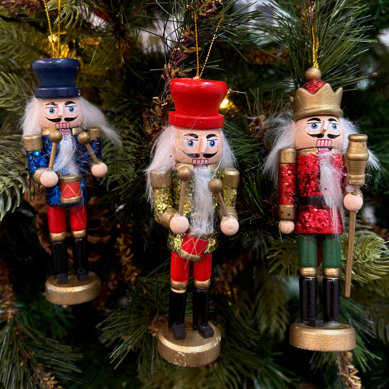 Symphony Nutcracker Ornaments (Set of 3) - MUMBAI DELIVERY ONLY BY XMAS