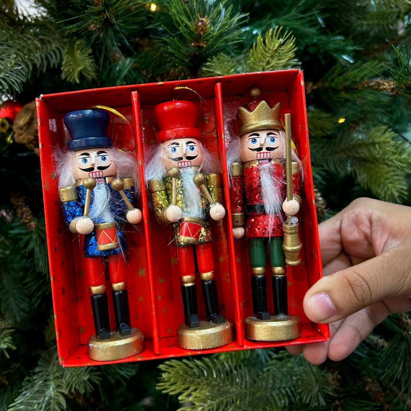 Symphony Nutcracker Ornaments (Set of 3) - MUMBAI DELIVERY ONLY BY XMAS