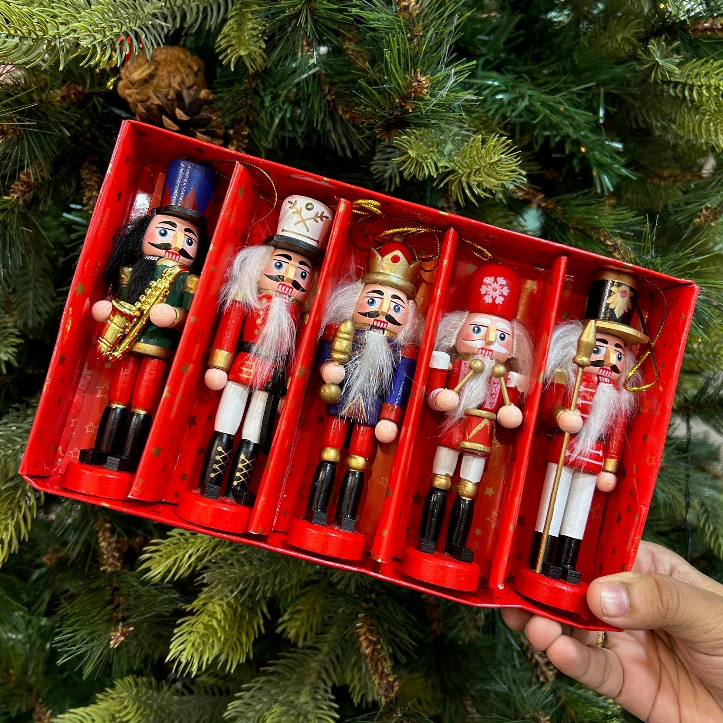 Nutcracker Dynasty Ornaments (Set of 5)