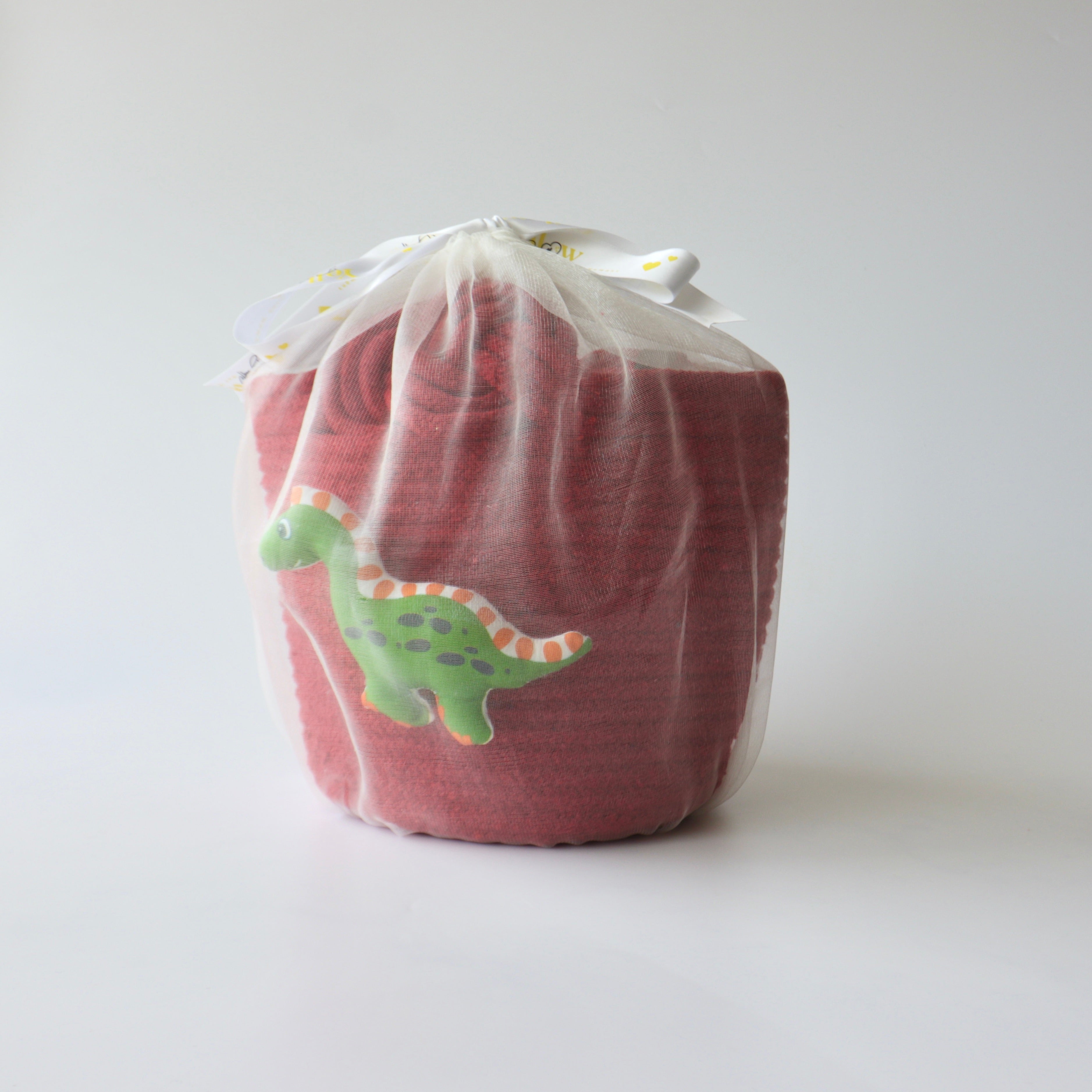Multipurpose Storage Knotted Basket - Red (Dino)