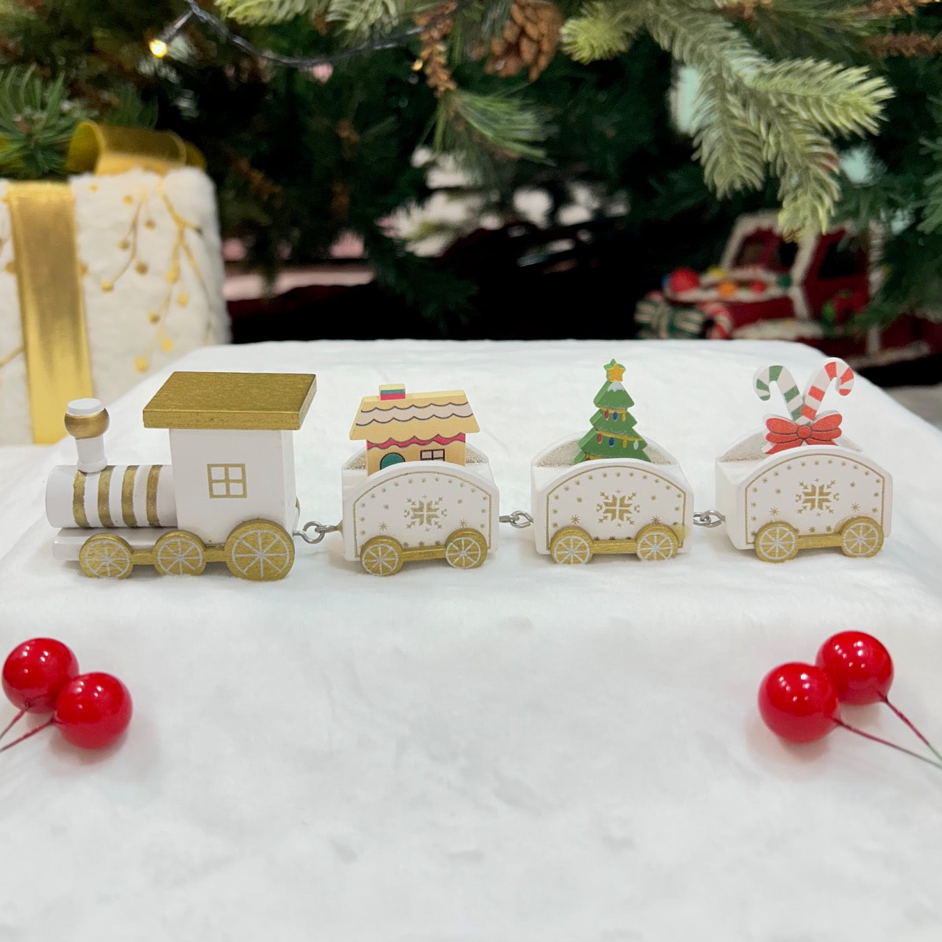 Jingle Bell Express Train (Set of 3)