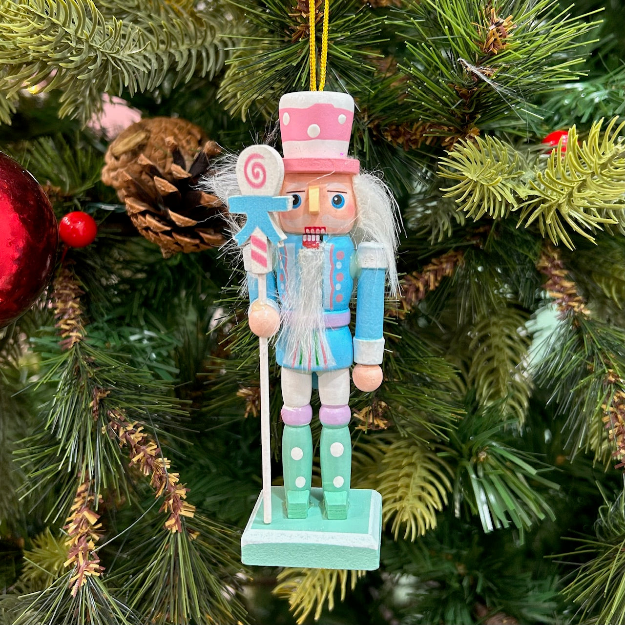 Blushy Nutcracker Ornaments (Set of 4)