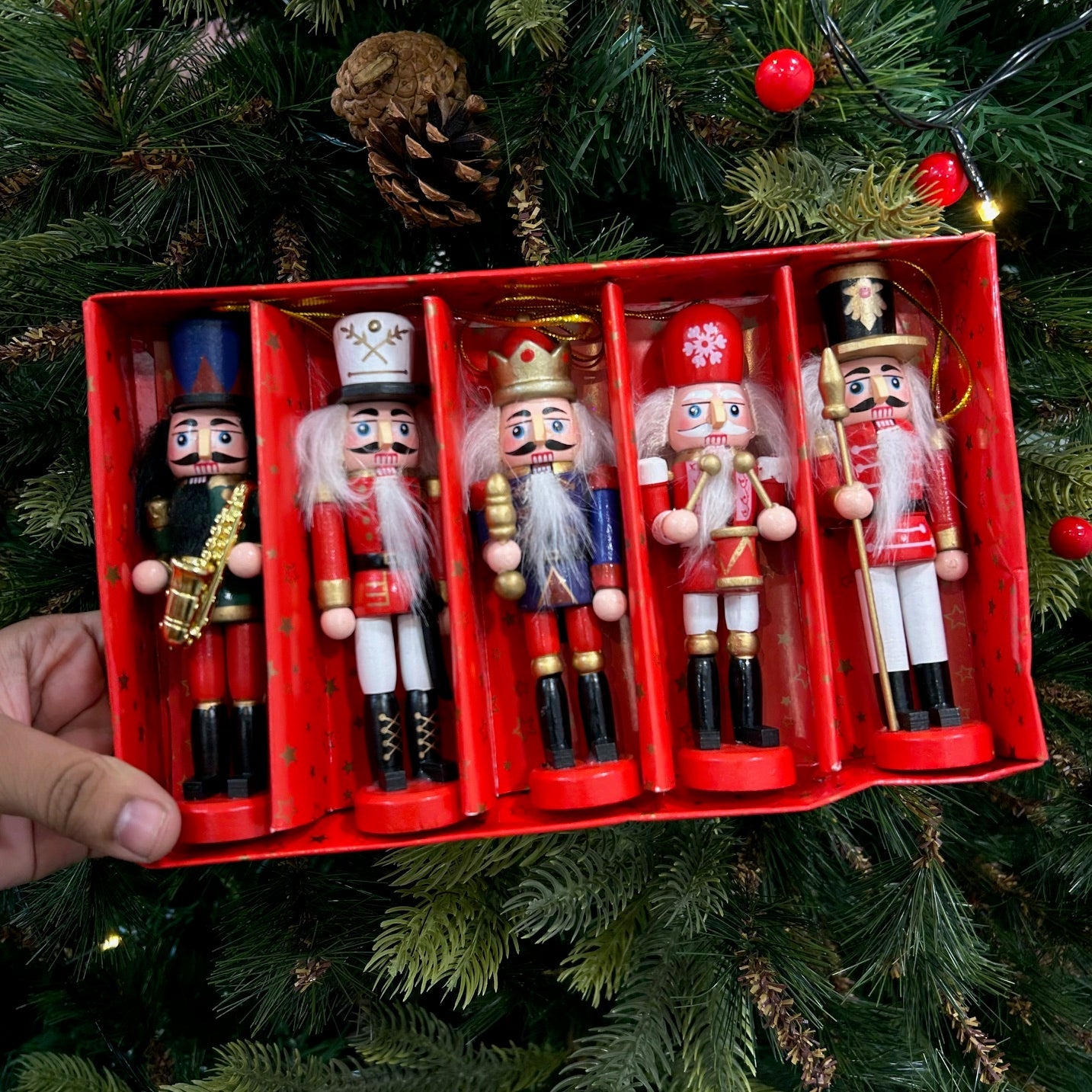 Nutcracker Dynasty Ornaments (Set of 5)