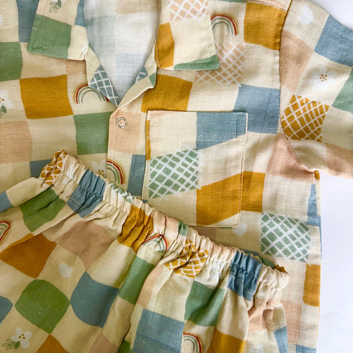 Boys Co-Ord Set- Boho Checks