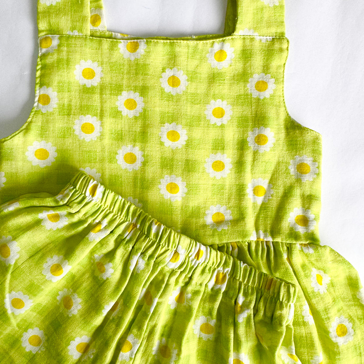 Girls Co-Ord Set- Ghingham