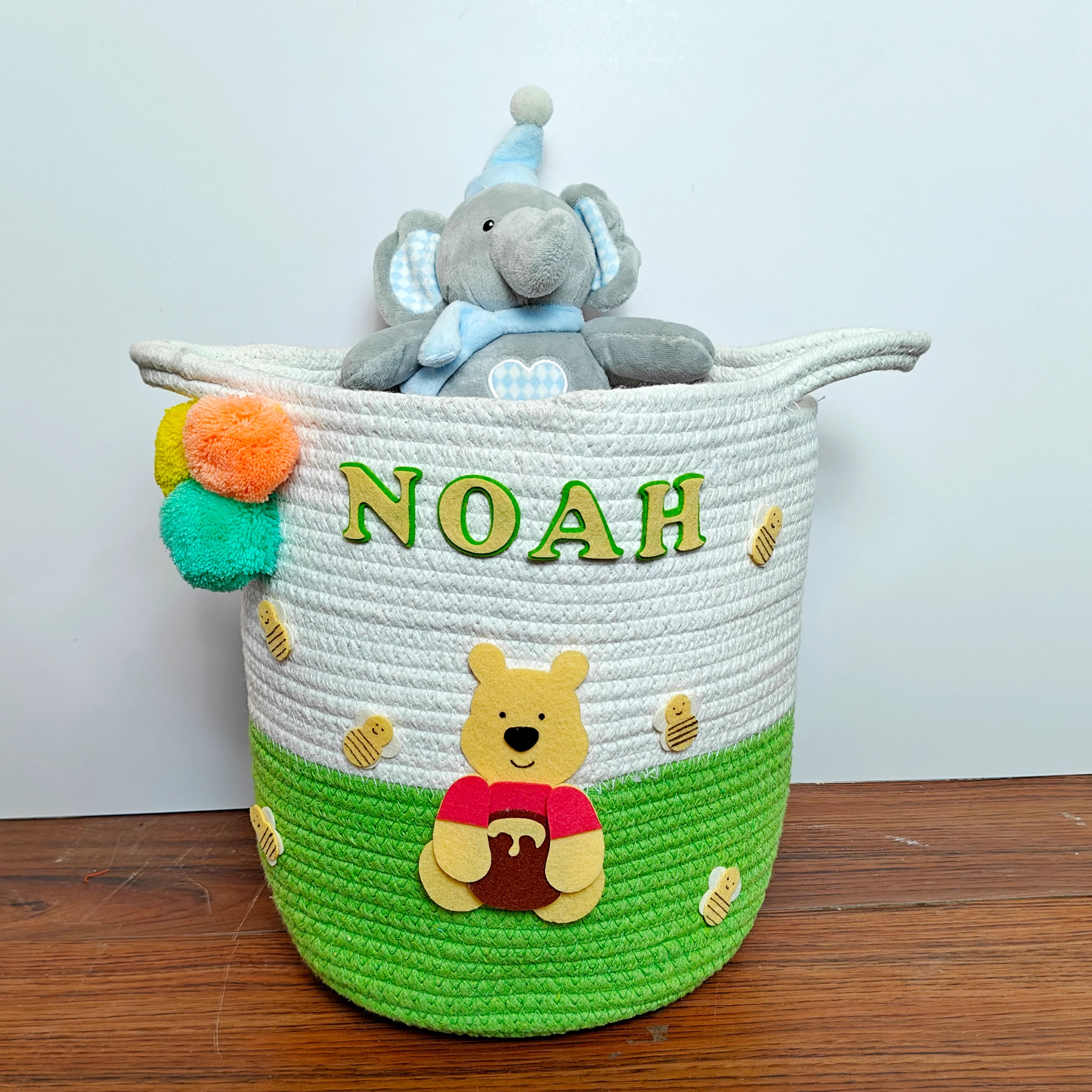 Jute Cotton Storage Basket