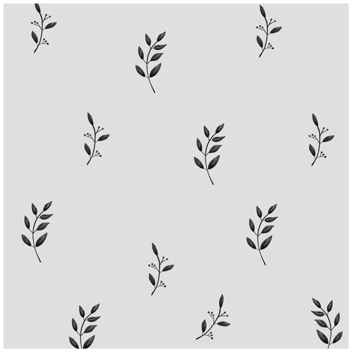 Inky Leaves Wall Sticker For Room Décor