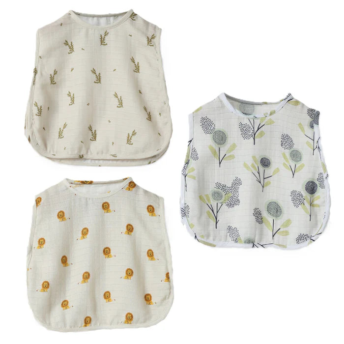 Organic Muslin Jhabla (Set of 3)