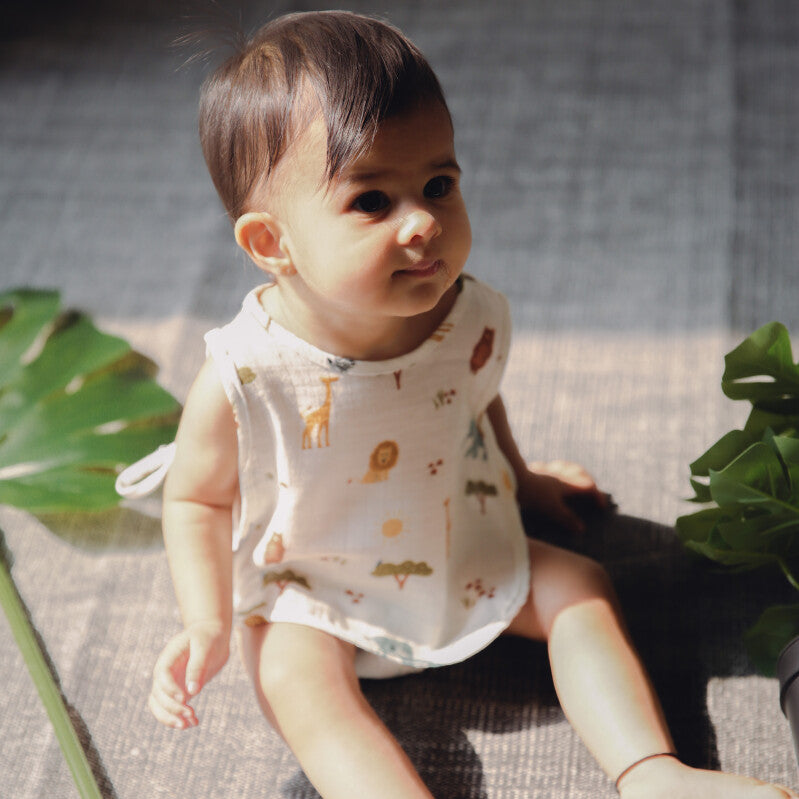 Organic Muslin Jhabla (Set of 3)