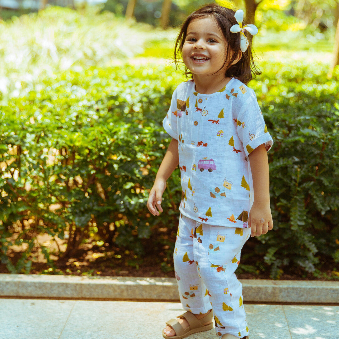 Organic Muslin Joggers Set