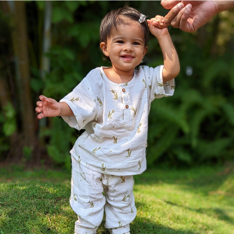 Organic Muslin Joggers Set