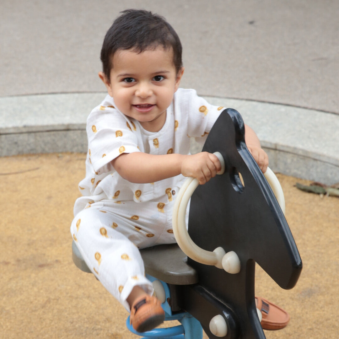 Organic Muslin Joggers Set