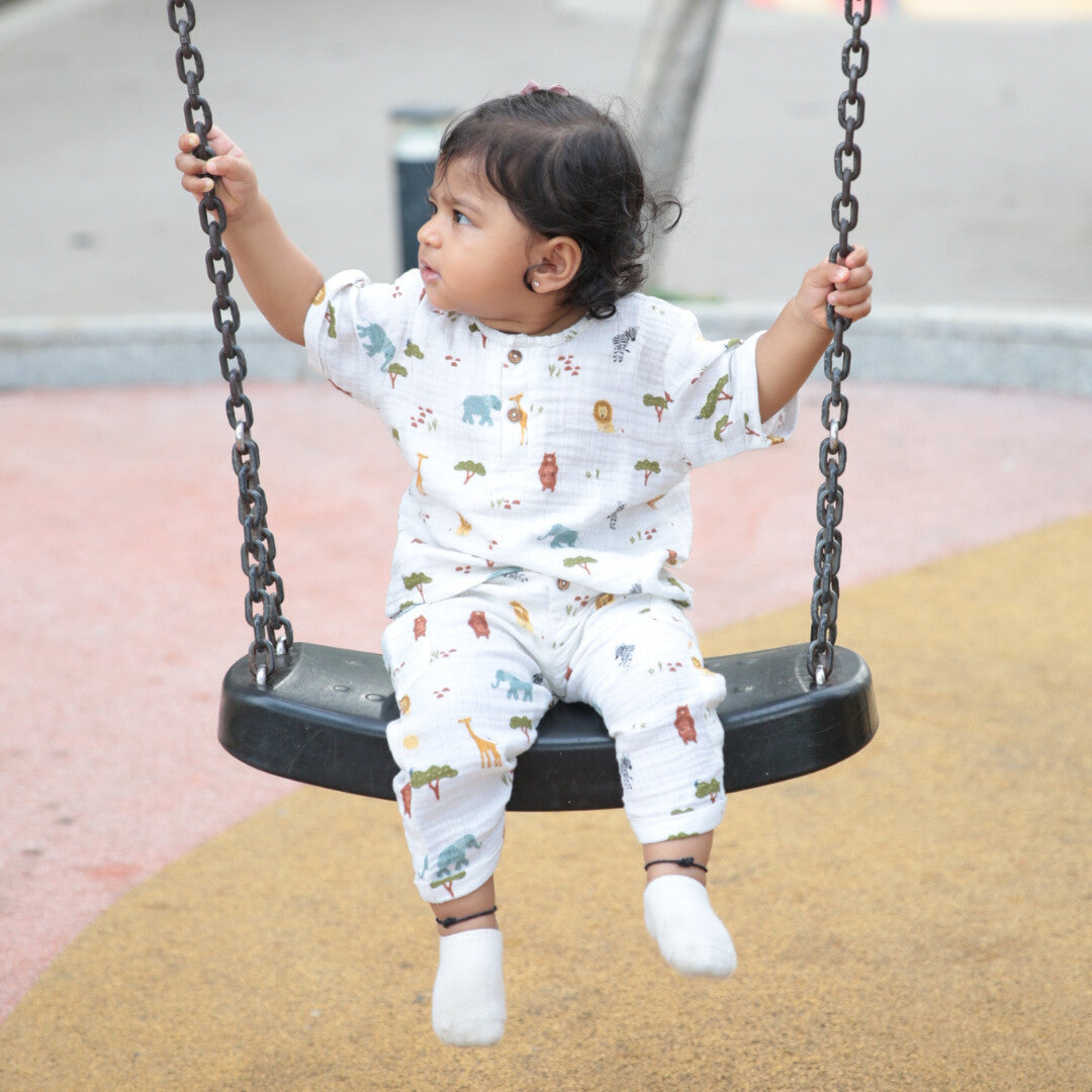 Organic Muslin Joggers Set