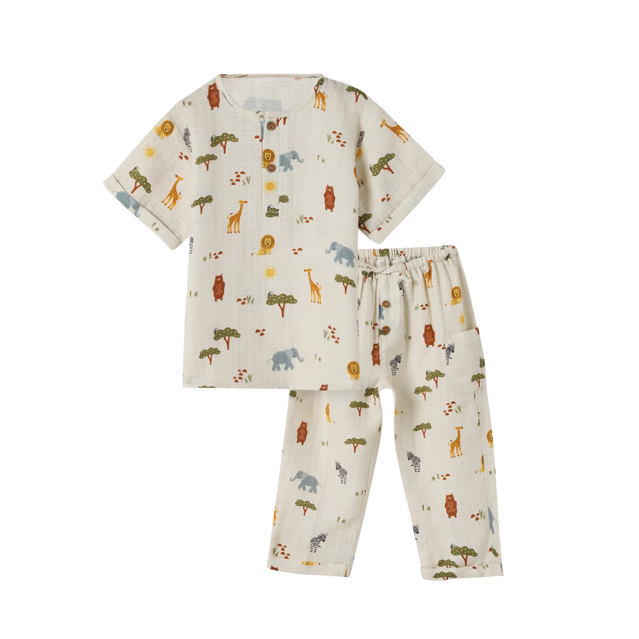 Organic Muslin Joggers Set