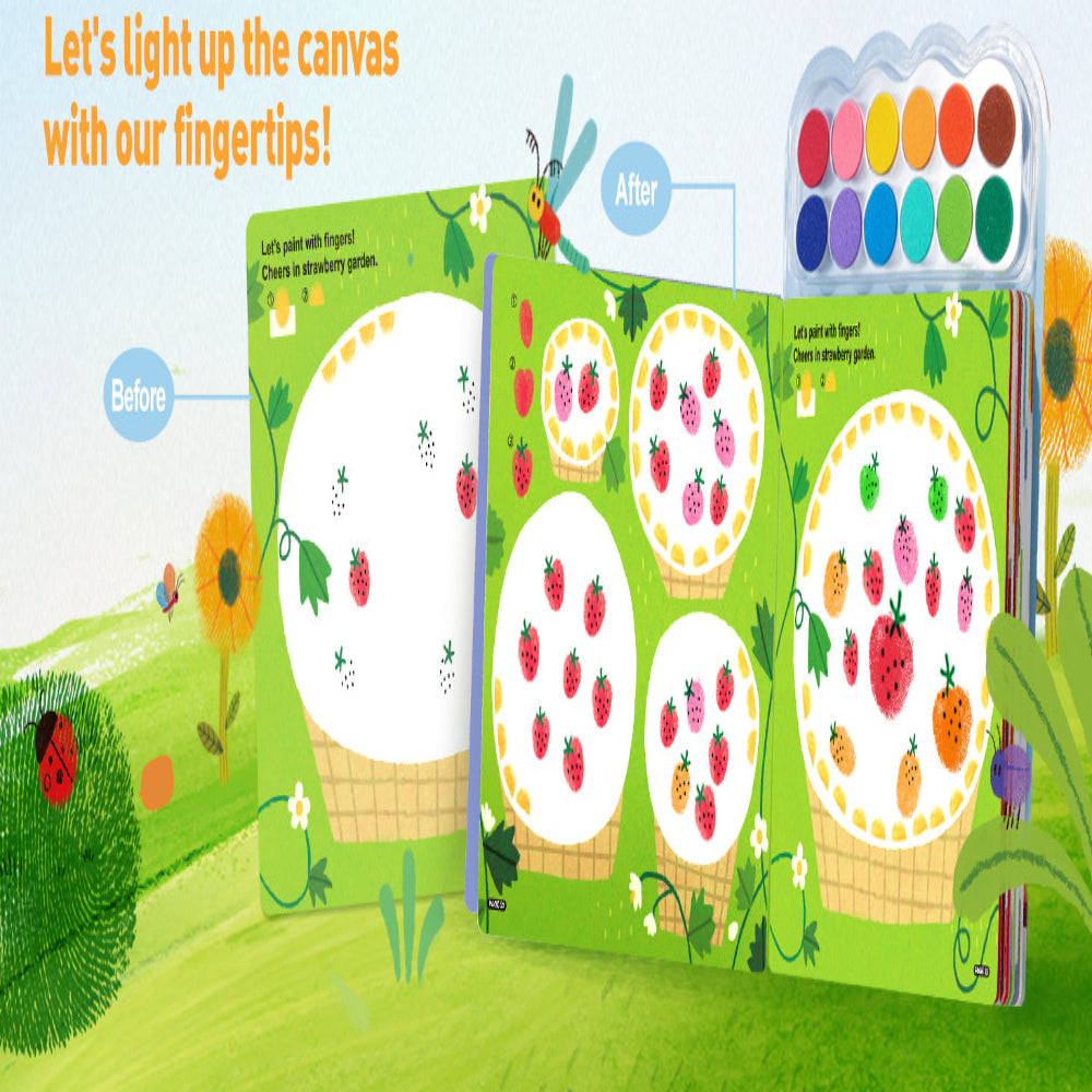 Jar Melo Finger Painting- A Lively Forest Book-Arts & Crafts-Jarmelo-Toycra