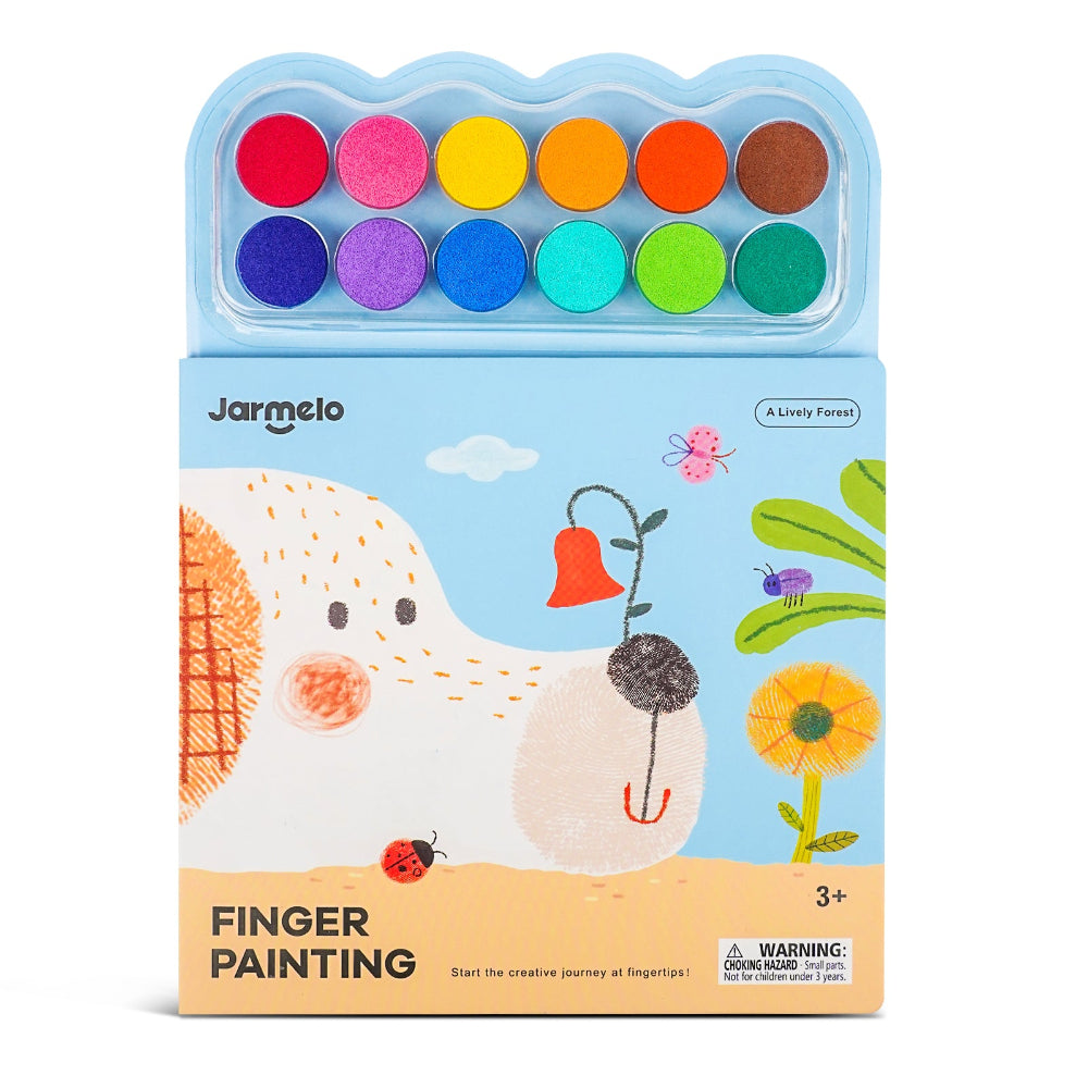 Jar Melo Finger Painting- A Lively Forest Book-Arts & Crafts-Jarmelo-Toycra