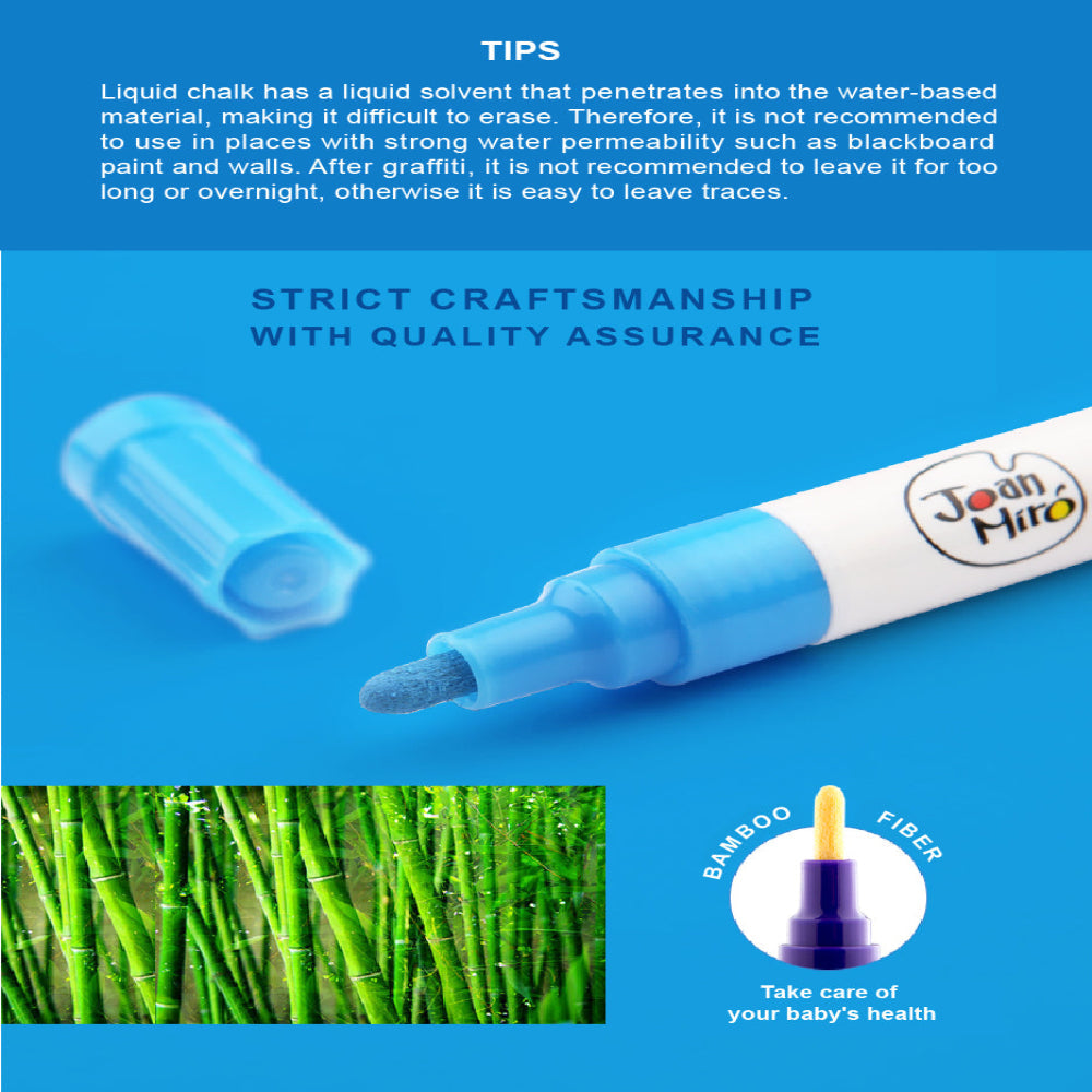 Jar Melo Liquid Chalk Markers -6 Colors-Arts & Crafts-Jarmelo-Toycra