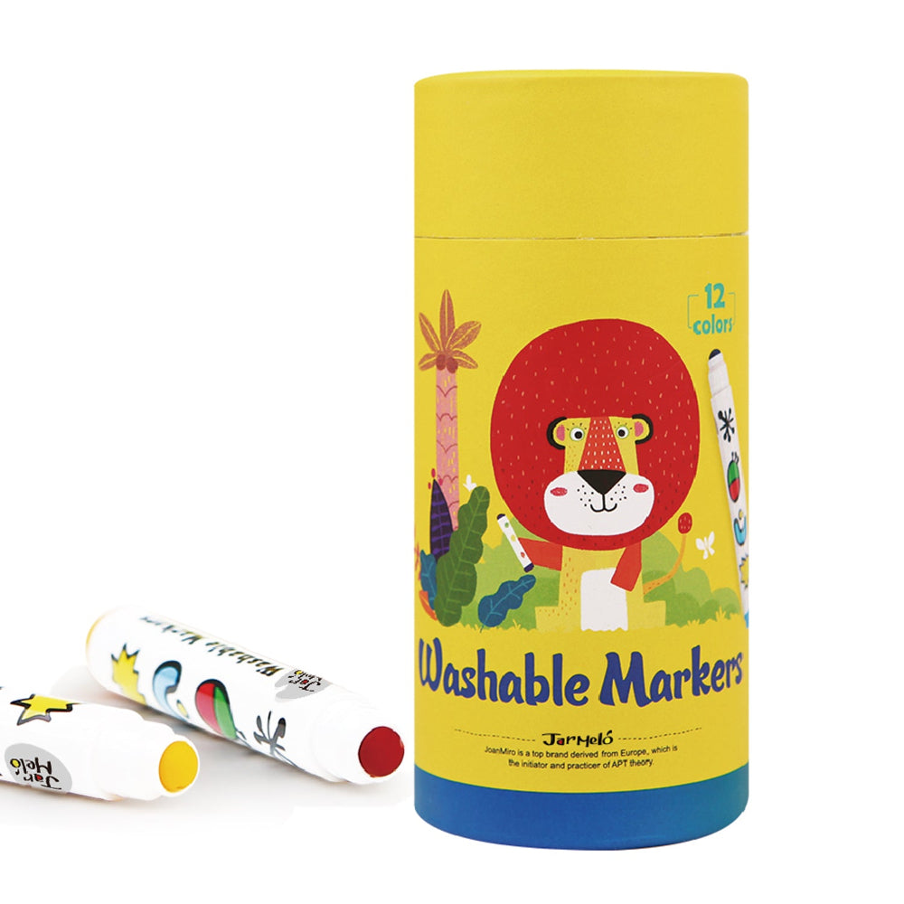 Jar Melo Special Round Tip Washable Markers-Arts & Crafts-Jarmelo-Toycra