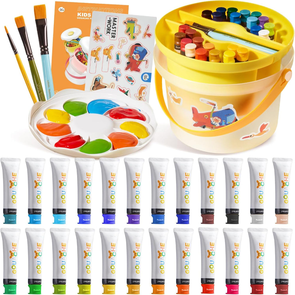 Jar Melo Washable Kids Paint Set - Gouache Paint-Arts & Crafts-Jarmelo-Toycra