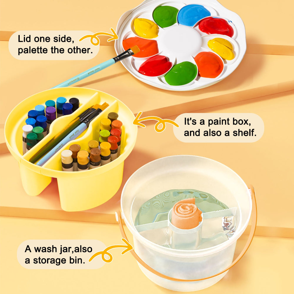 Jar Melo Washable Kids Paint Set - Gouache Paint-Arts & Crafts-Jarmelo-Toycra