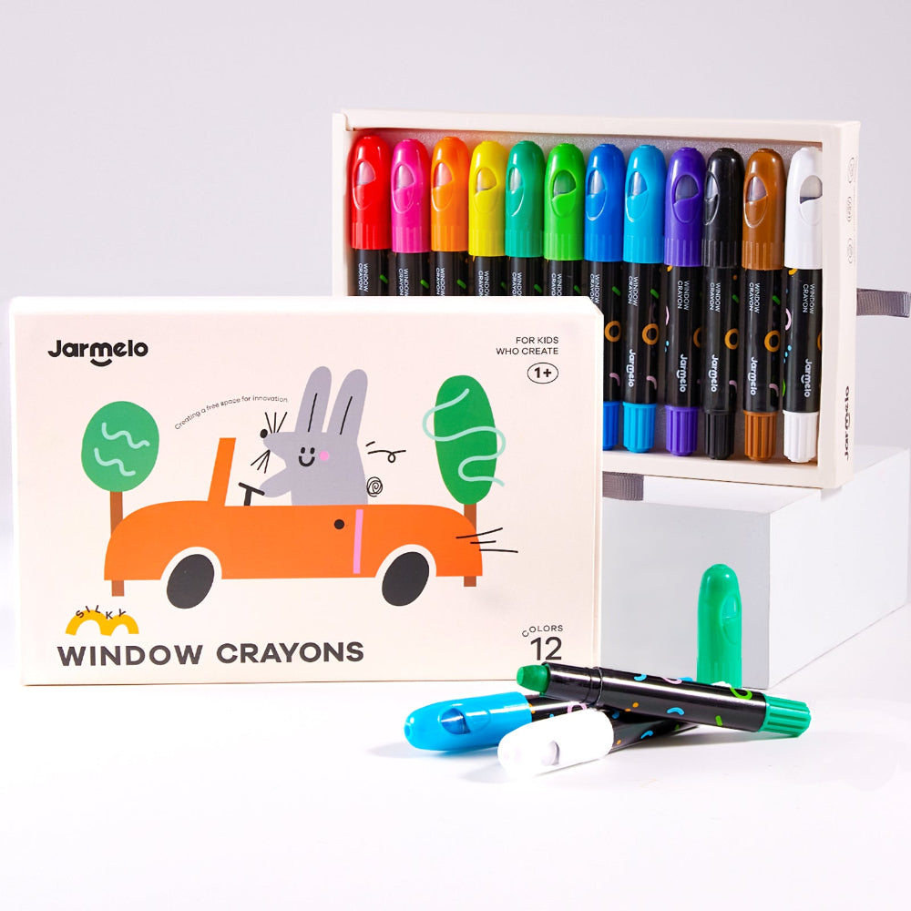 Jar Melo Window Crayons-Arts & Crafts-Jarmelo-Toycra