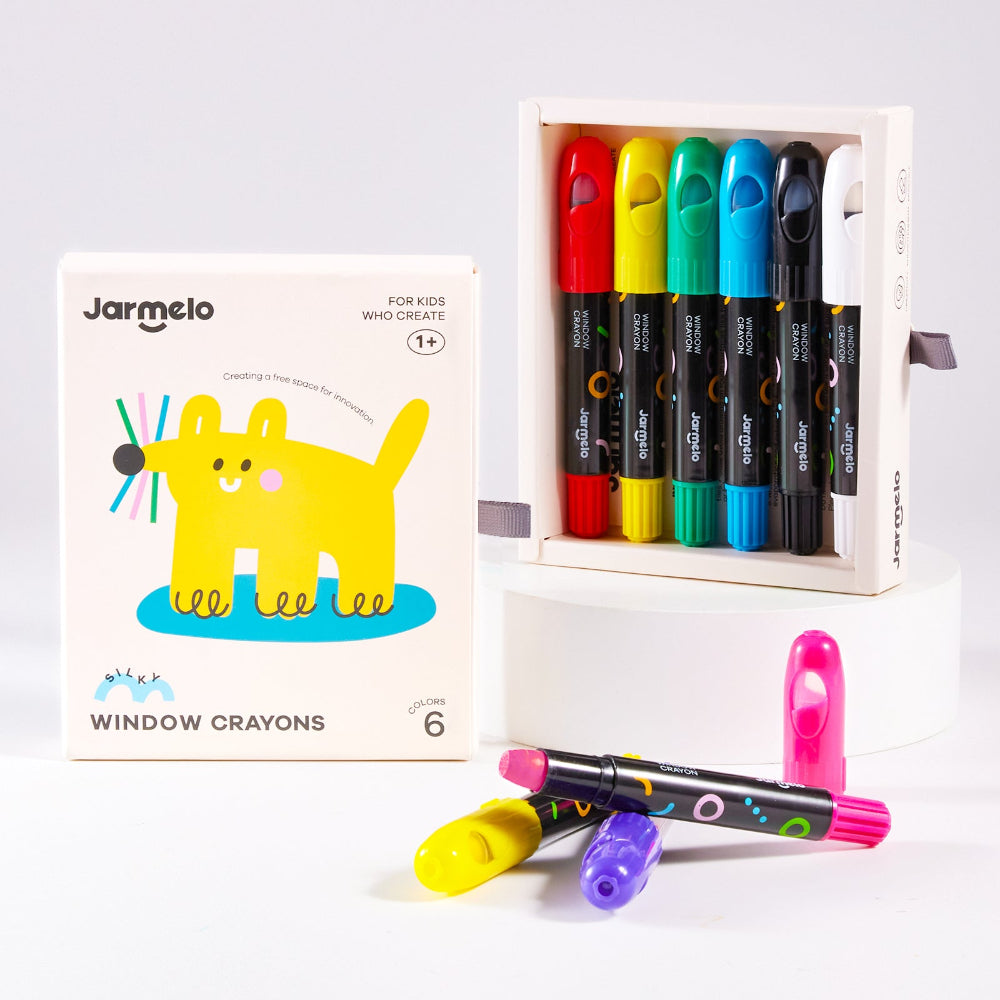 Jar Melo Window Crayons-Arts & Crafts-Jarmelo-Toycra