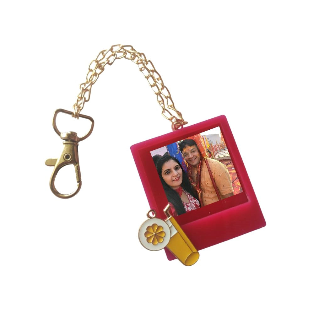 Personalised Photo Frame Fridge Magnet Lumba Rakhi