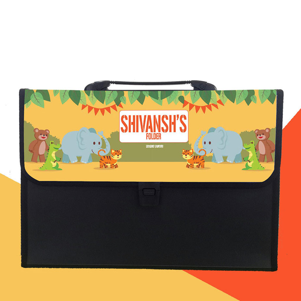 Personalised black Folder