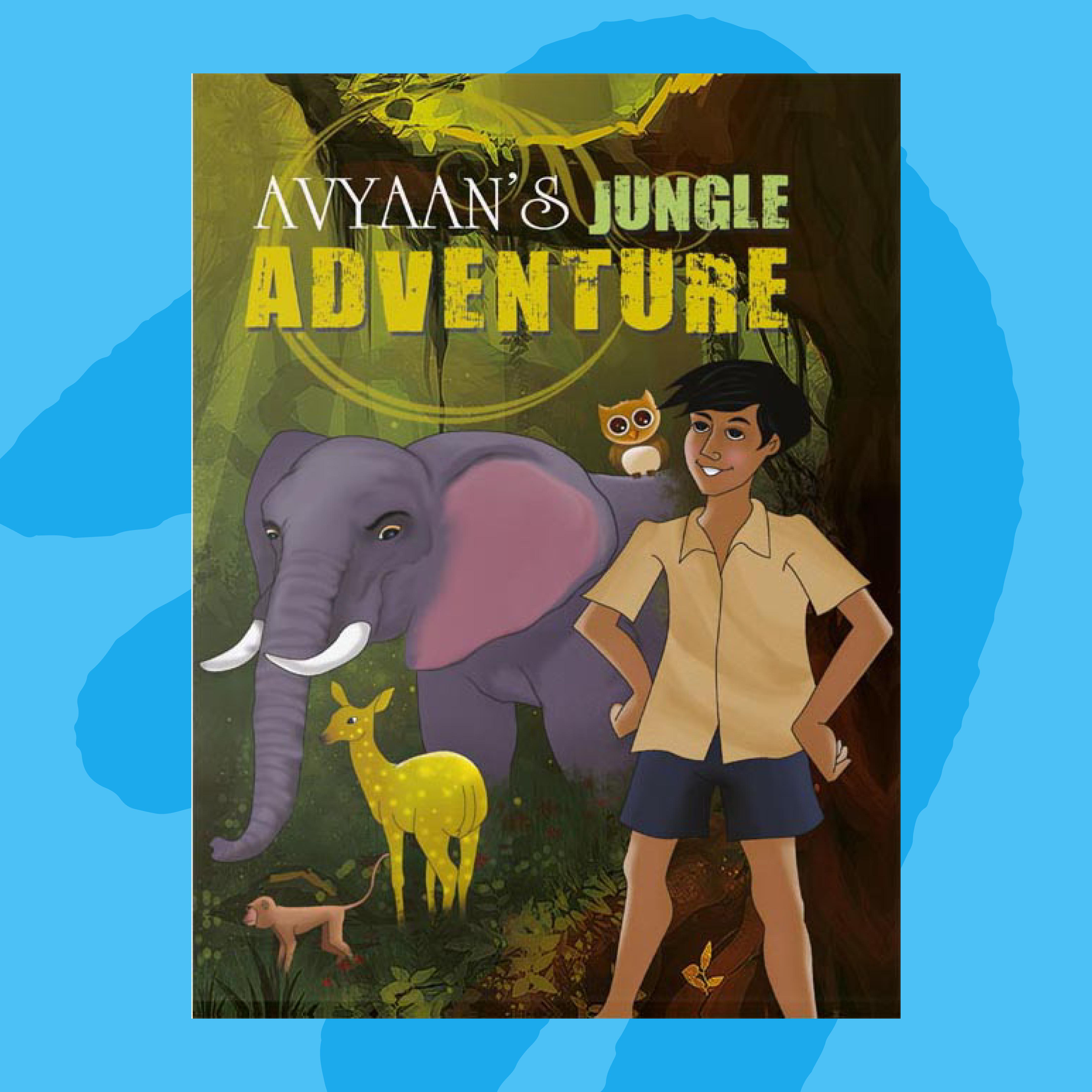 Personalised Story Book Jungle Adventure Story (Boys)