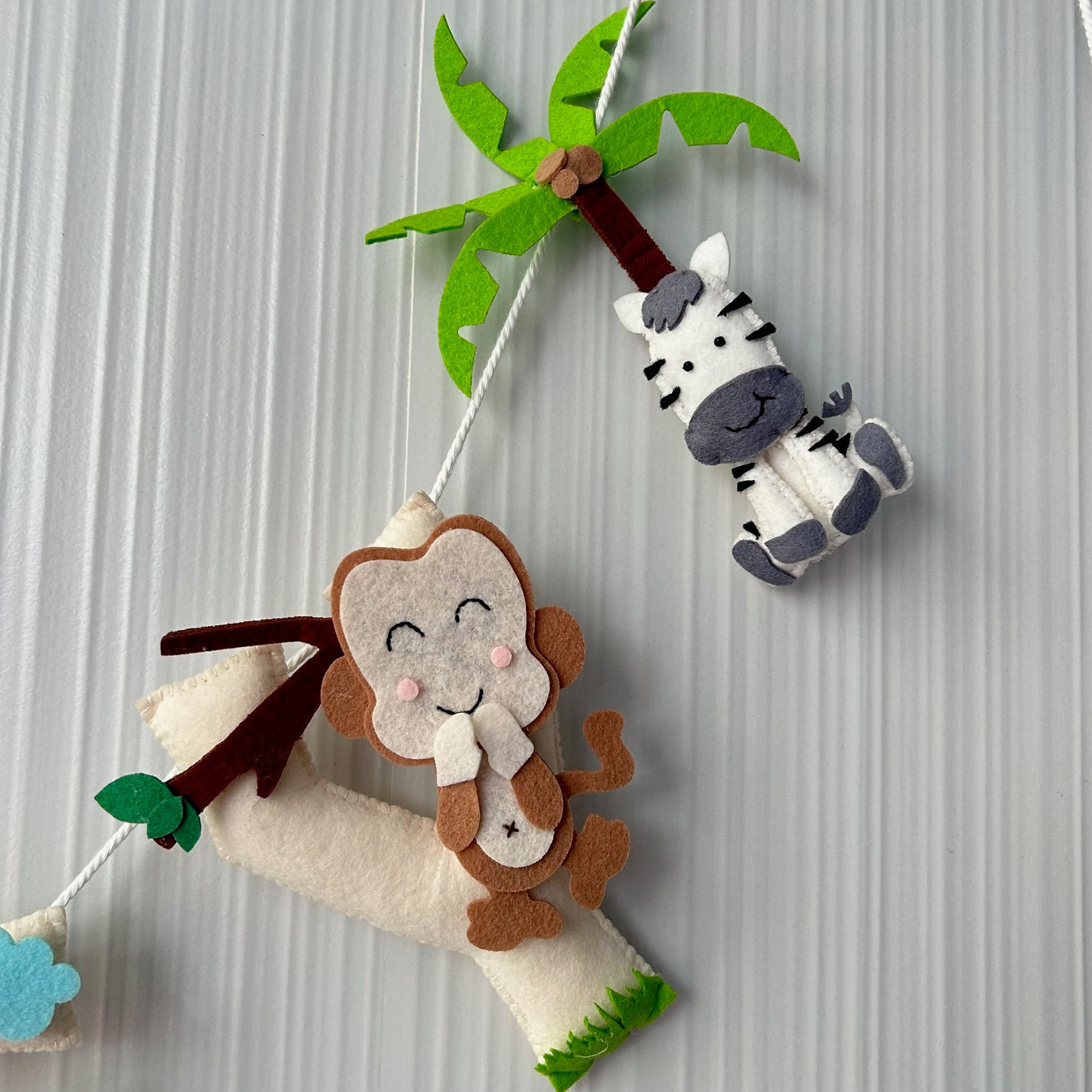 Babble Wrap Jungle Safari Name Bunting/Garland