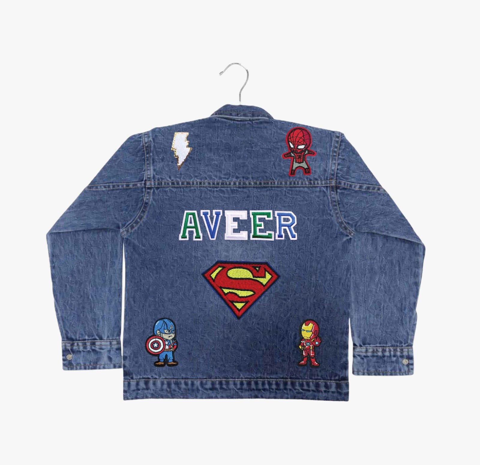 Junior Superhero Denim Jacket