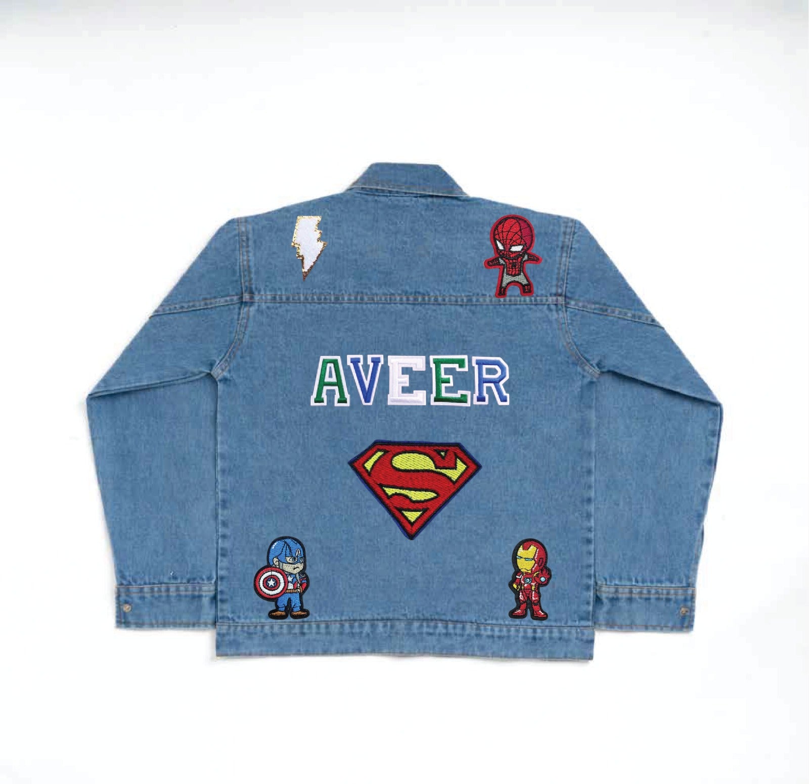 Junior Superhero Denim Jacket