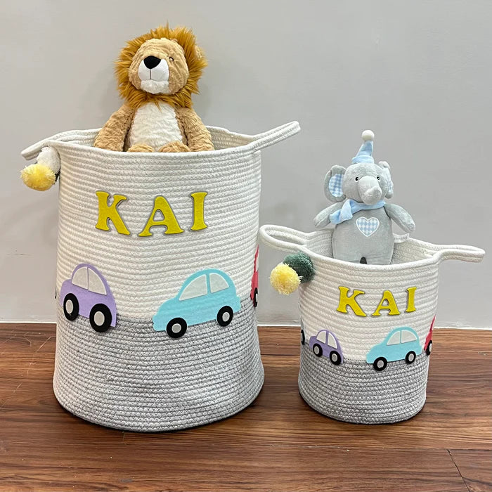 Jute Cotton Storage Basket