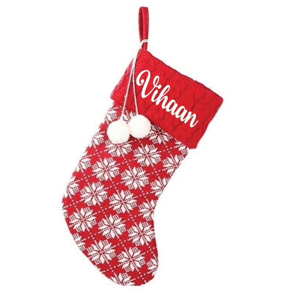 Holiday Chevron Cheer Stockings- Set of 5